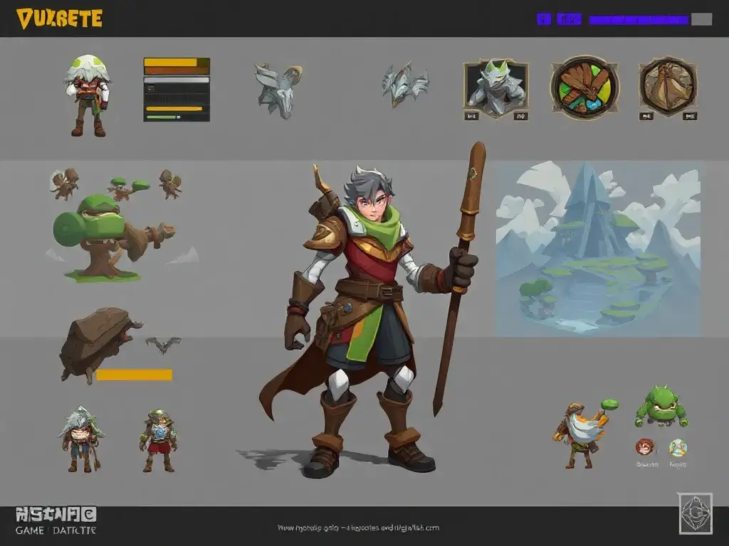 Game Assets & UI/UX Design image